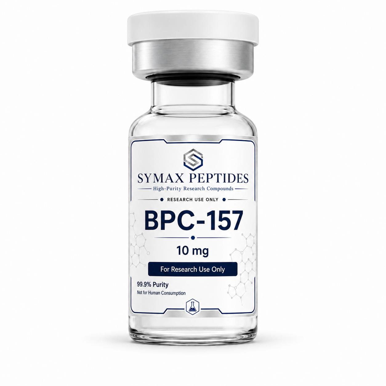BPC-157 10mg research peptide vial