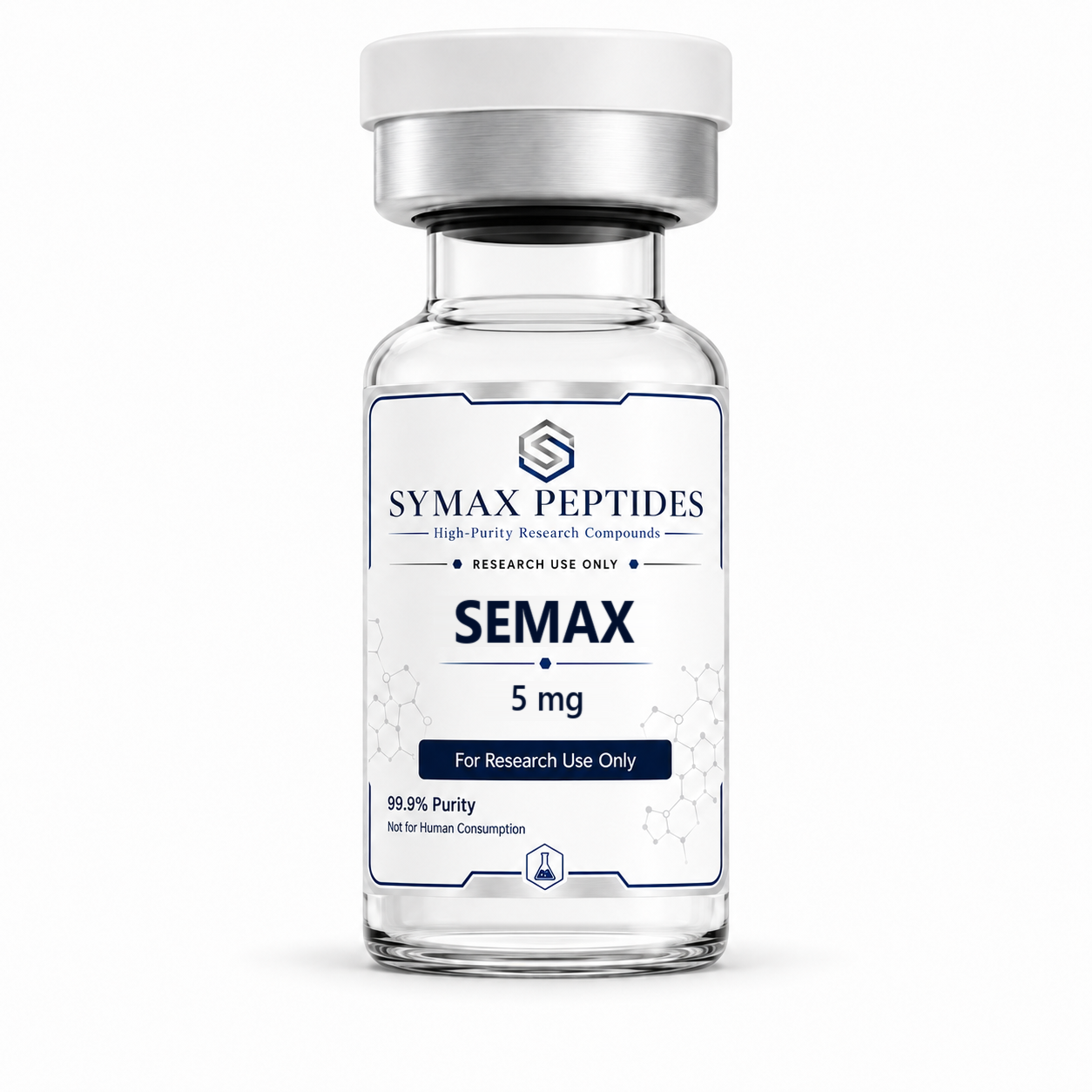 Semax 5mg research compound vial